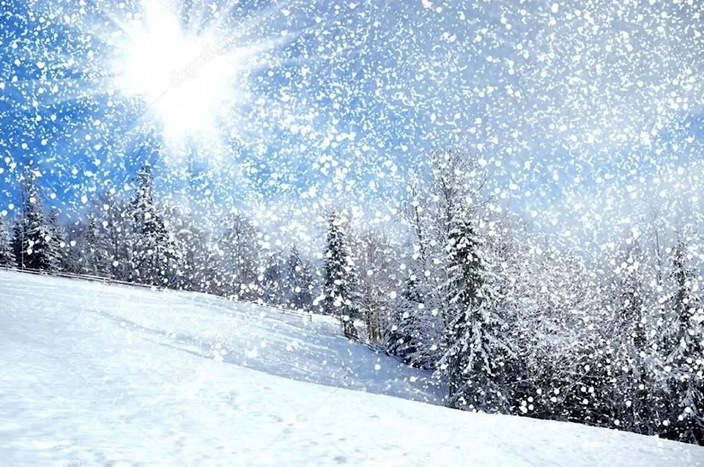 Fallender Schnee