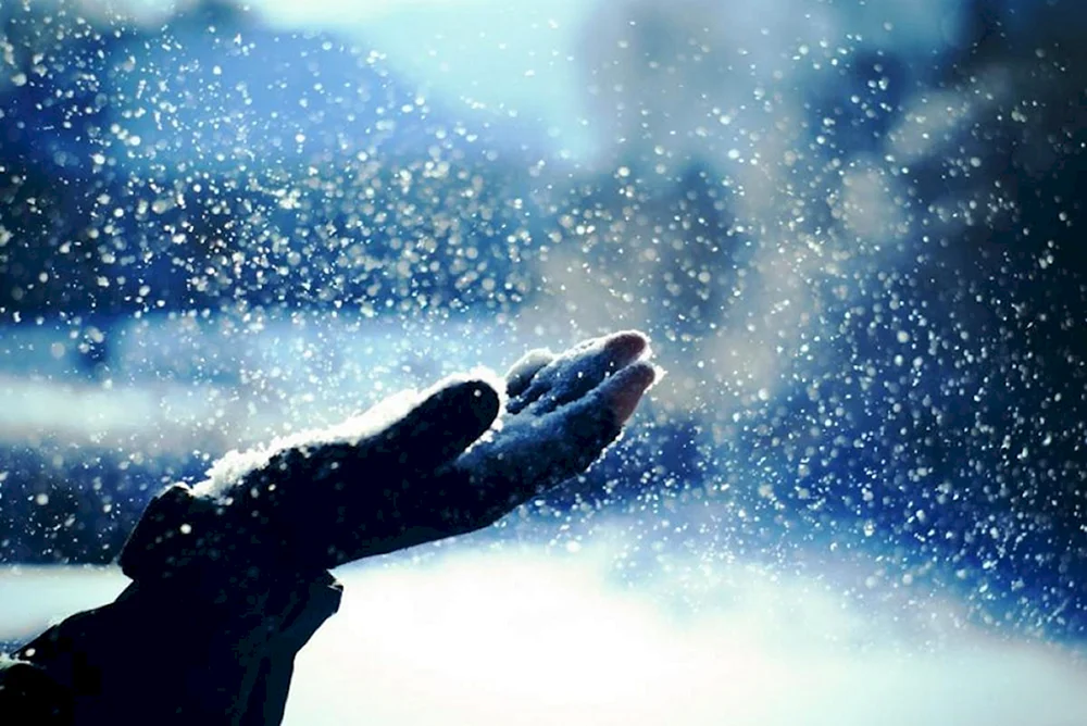 Mädchen im Schnee