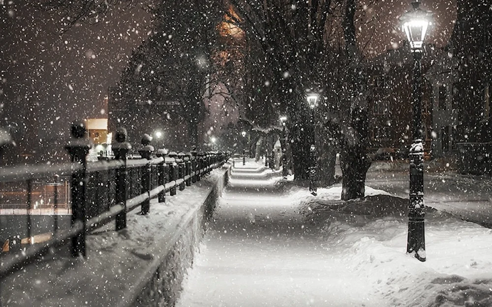 Fallender Schnee