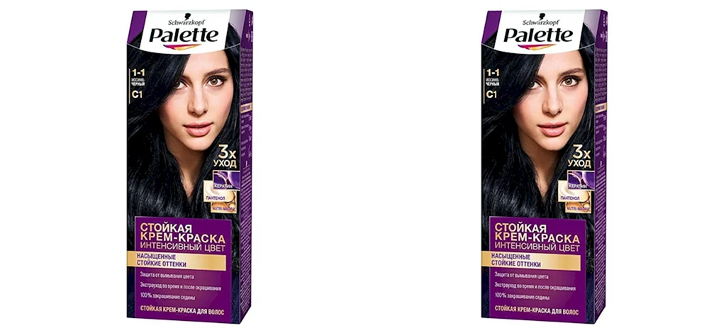 Palette Ysinya schwarzer Farbstoff