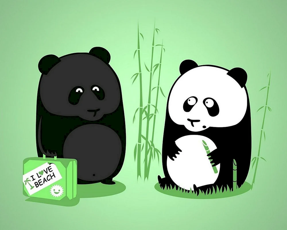 Panda-Bildschirmhintergründe