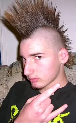 Punk's Chelsea Frisur