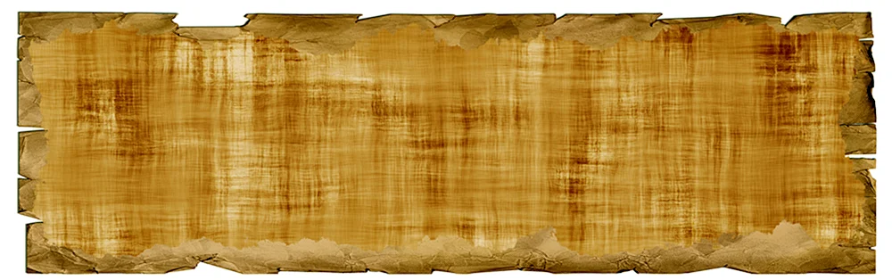 Papyrus Pergament Birkenrinde