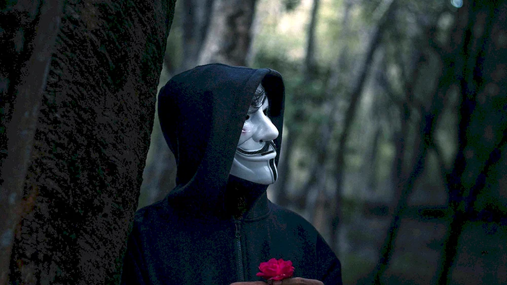 Hacker anonym Guy Fawkes