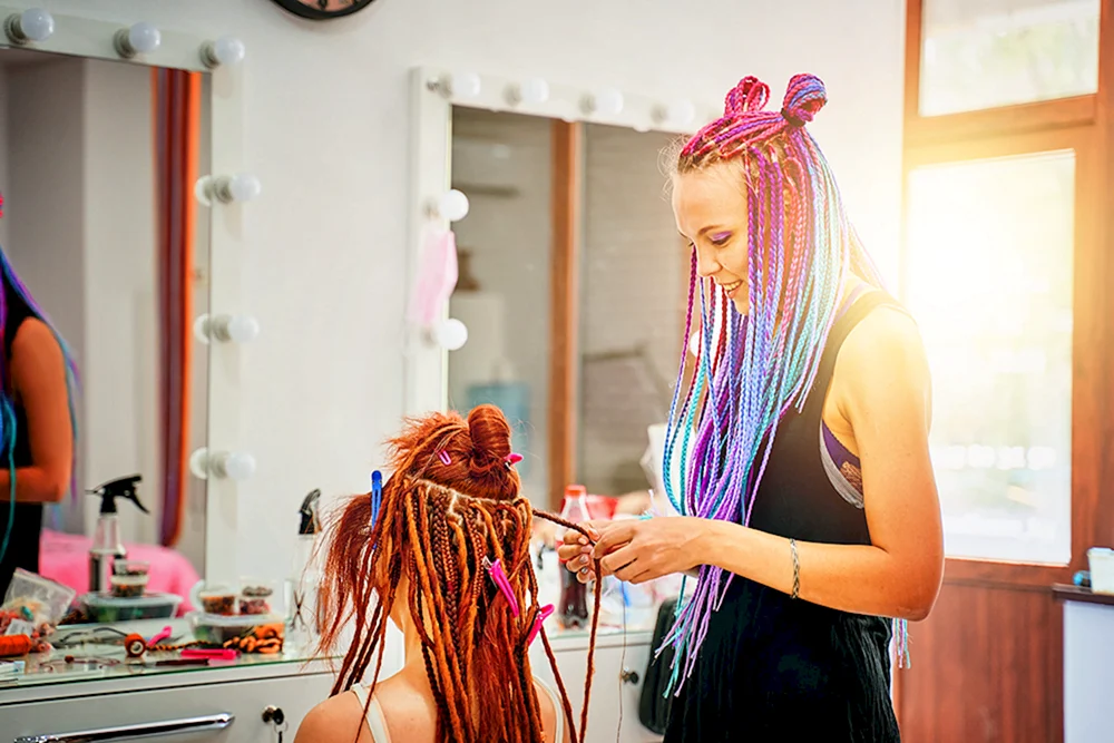 Friseur Flechten