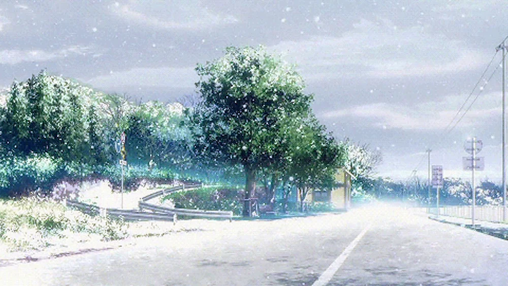 Winter Straße Gacha lief