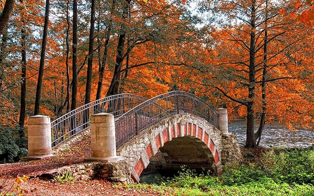 Alexandria-Park im Herbst