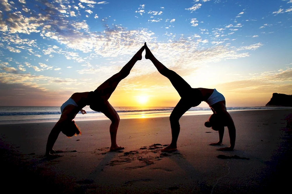 Paar-Yoga
