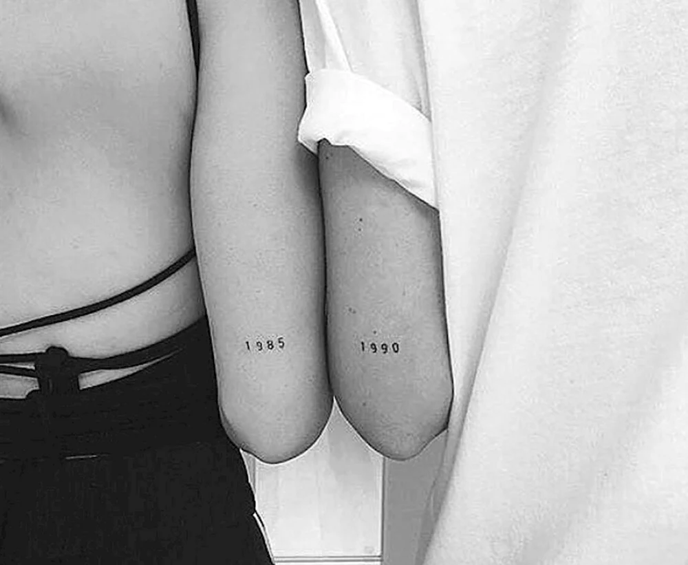 Kleine Tattoos für Freundinnen