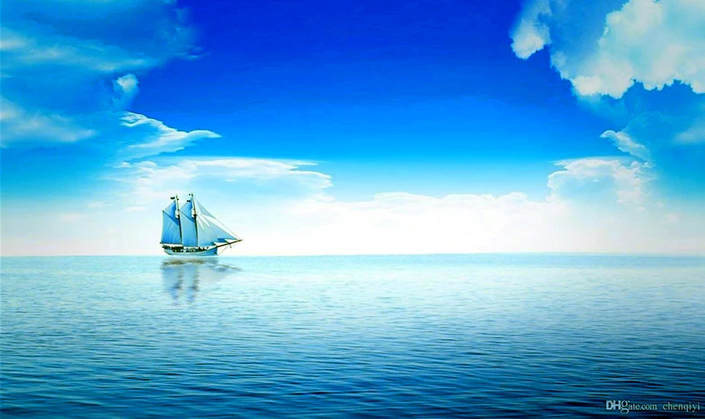 Segelboot auf See