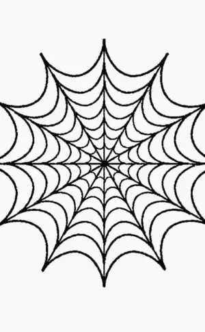 Spiderweb Tattoo Skizze