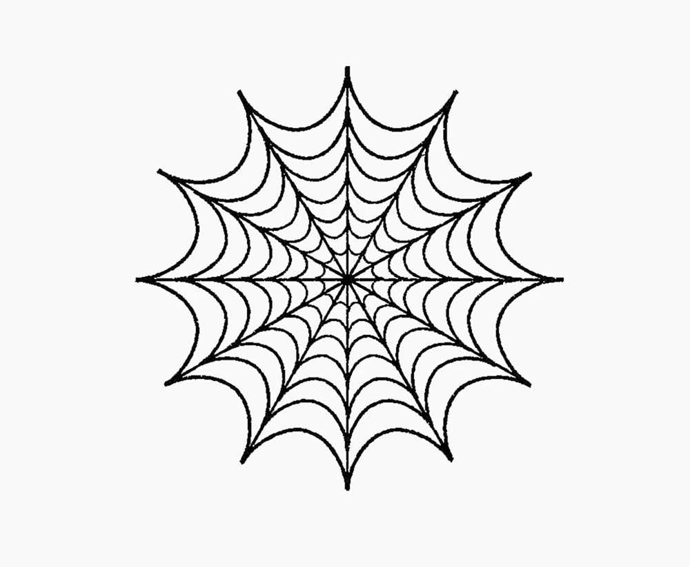 Spiderweb Tattoo Skizze