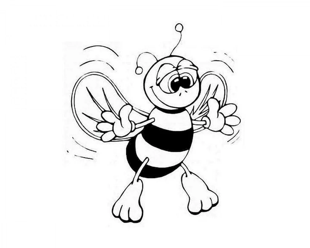 Bienen von Winnie the Pooh auf weißem Hintergrund