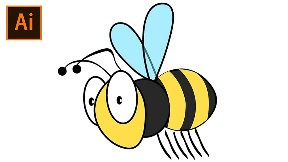 Hummel Zeichnung