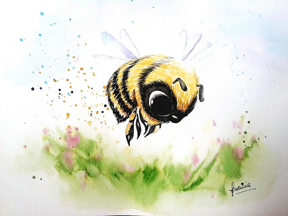 Beeeee Zeichnung für Kinder