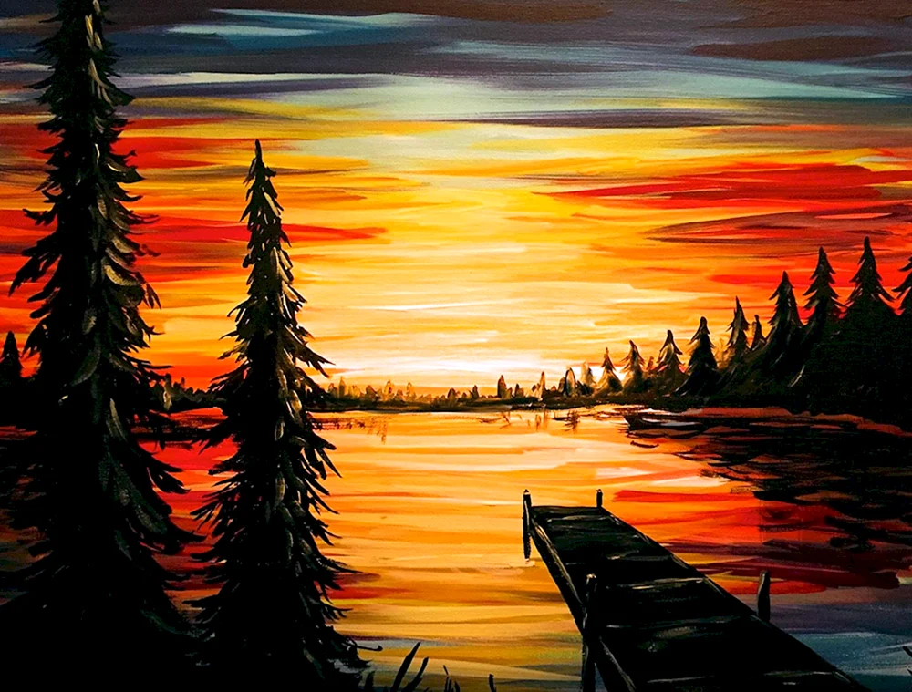 Landschaft zeichnen