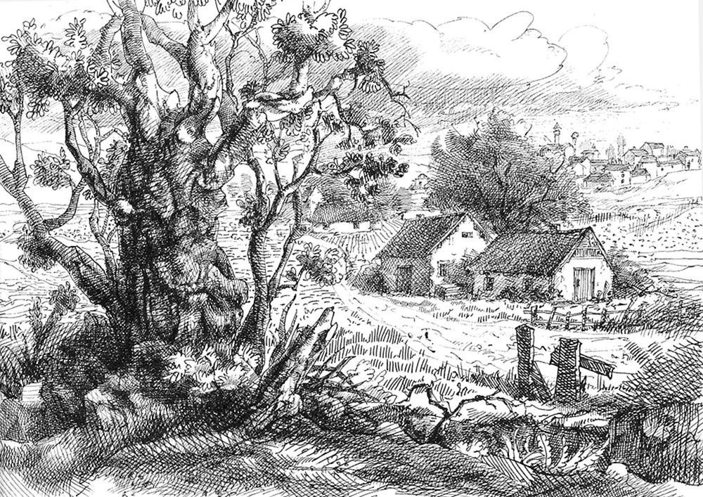 Lineare Landschaft