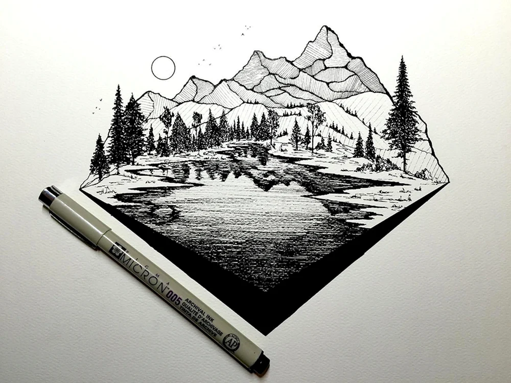 Lineare Landschaft