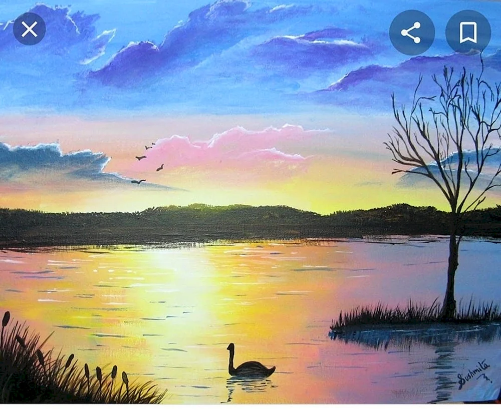 Eine einfache Landschaft
