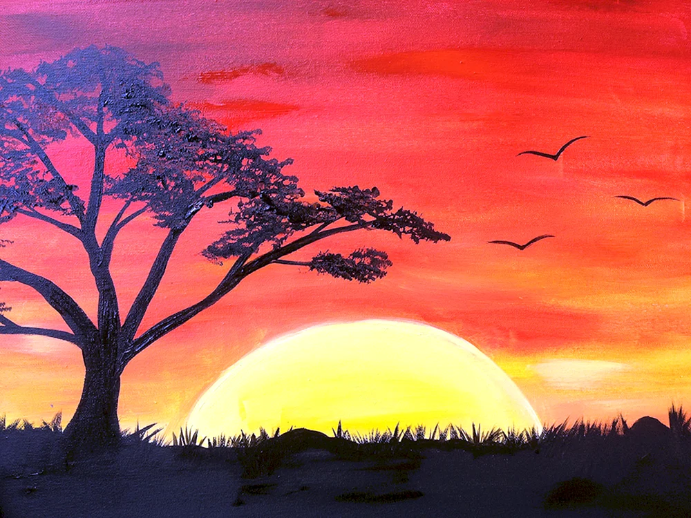 Einfache Landschaft