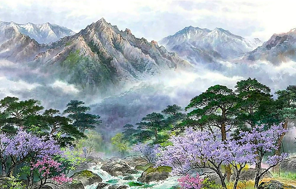 Landschaftsmalerei Joseon Korea