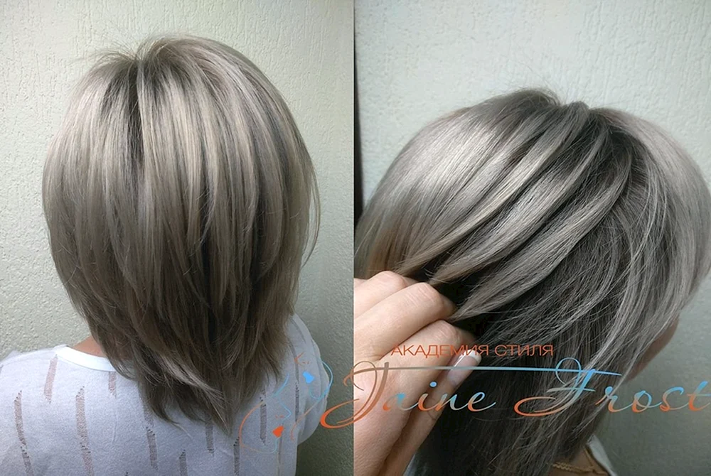 Balayage Asche Balayage Ombré