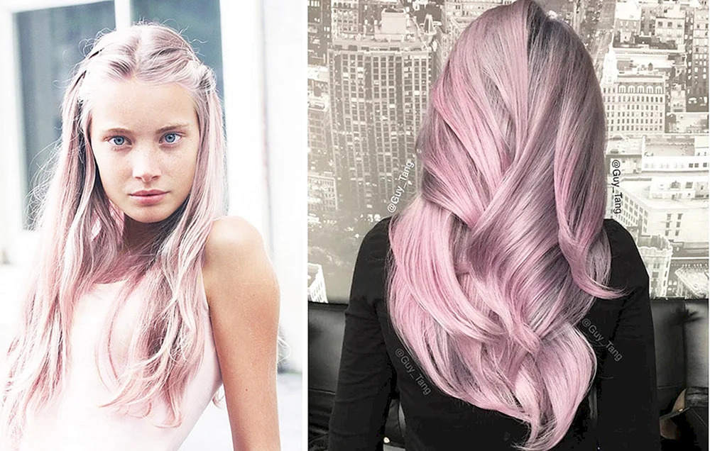 Aschig Pinke Haarfarbe