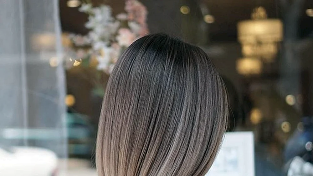 Eine Asche balayage