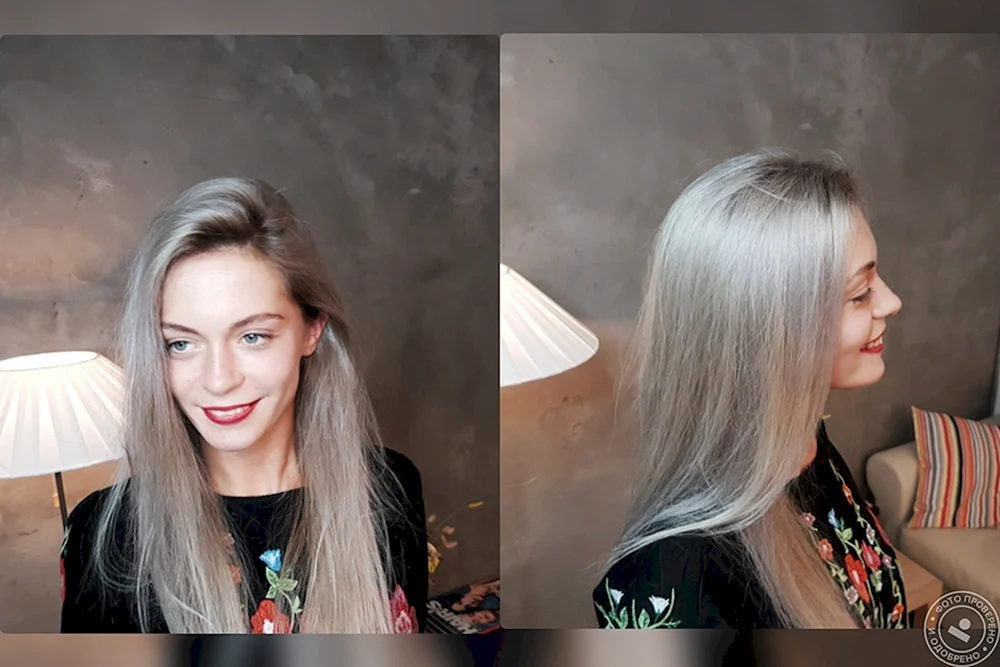 Tönung der Haarfarbe