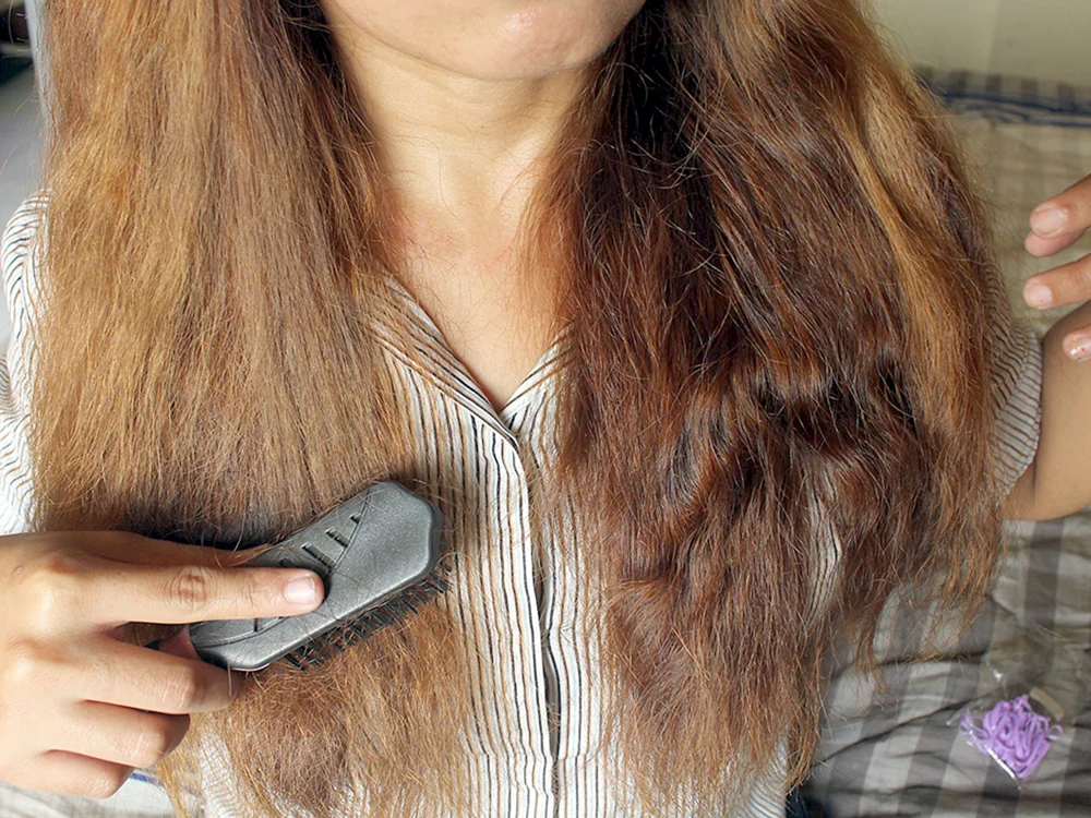 Trockenes Haar