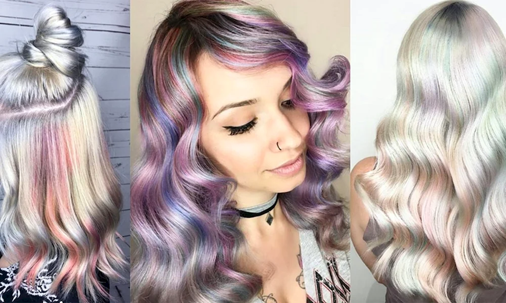 Perlblondes Haar