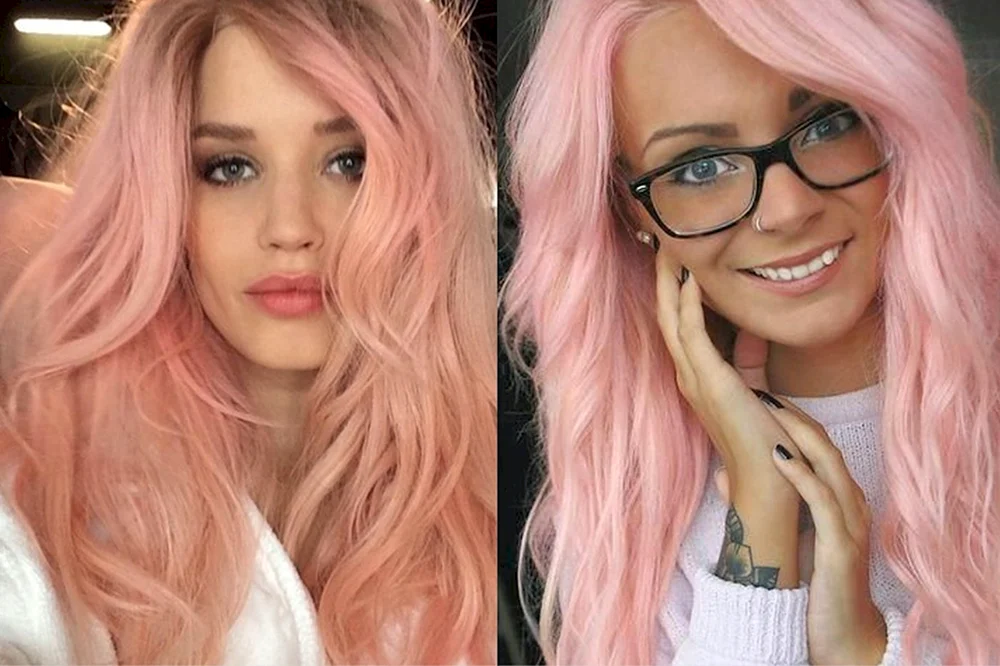 Rose Gold Haarfarbe