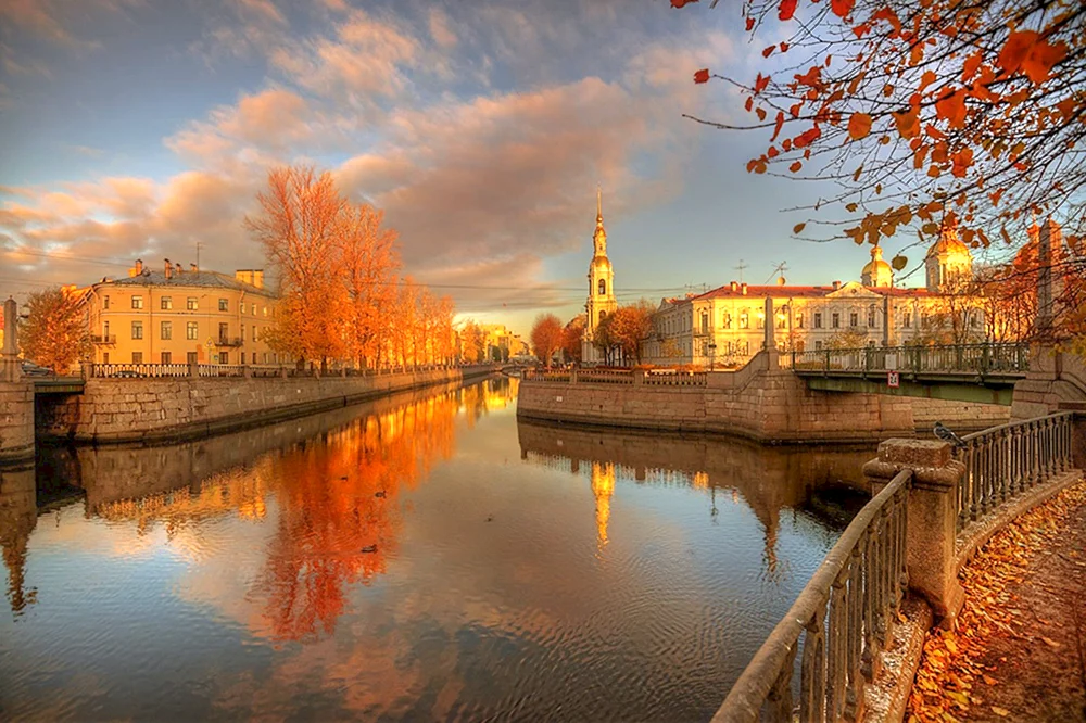 Herbst in St. Petersburg