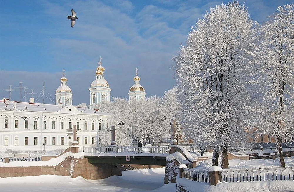 Petropavlovsk-Festung im Winter
