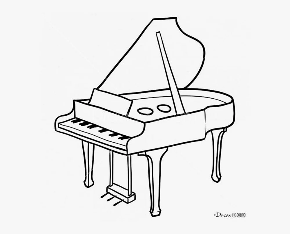 Klavier ausmalen