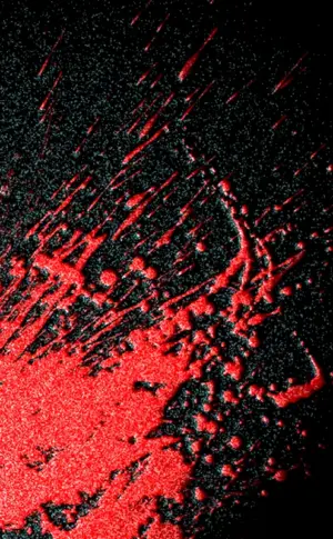 Blut auf schwarzem Hintergrund