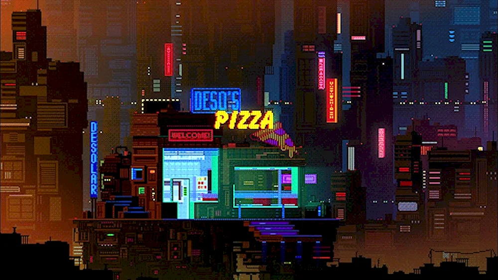 Pixel Cyberpunk City