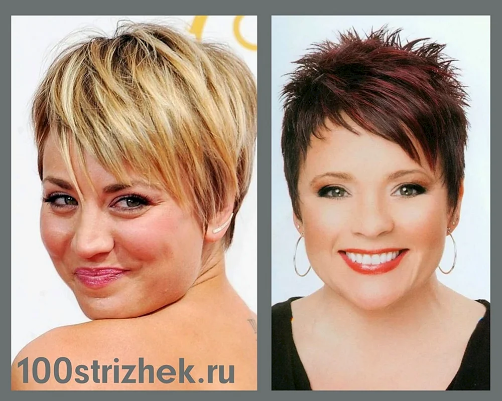 Pixie für volles Gesicht