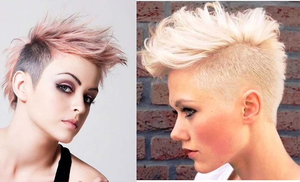Pixie blonder Kurzhaarschnitt