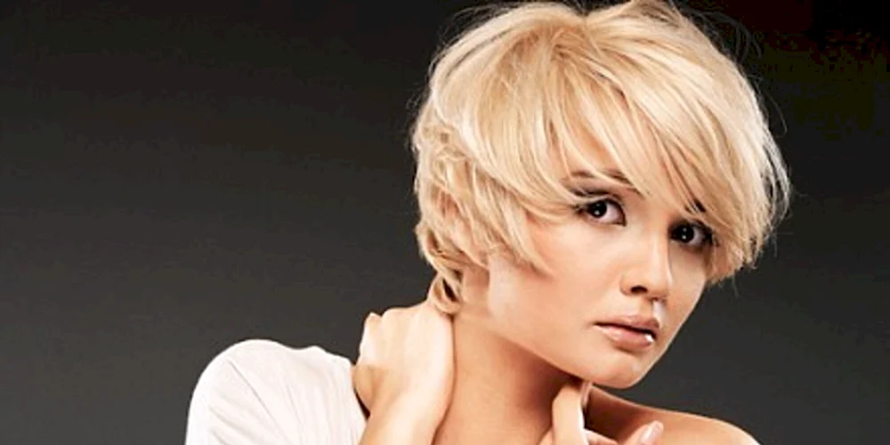 Pixie Cascade auf kurzem Haar