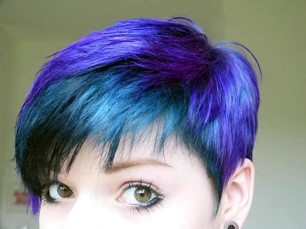 Burgundy hair