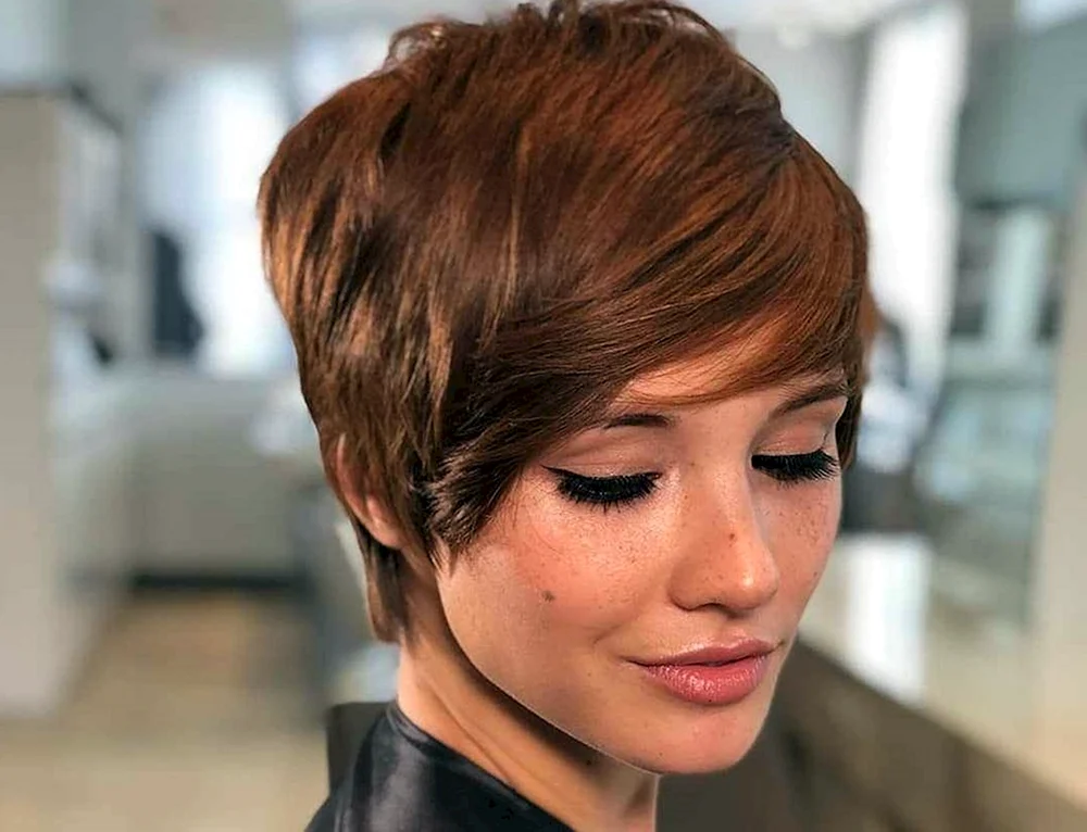 Ombré auf kurzem Haar