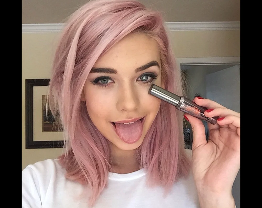 Rose Gold Haarfarbe