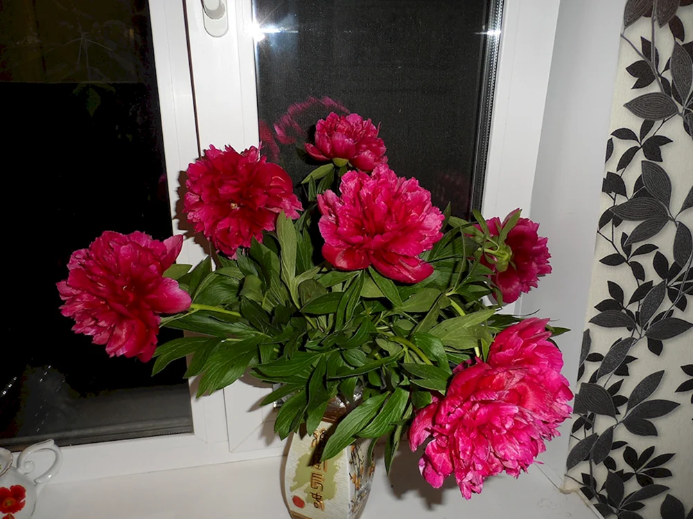 Blumen im Innenraum des Autos