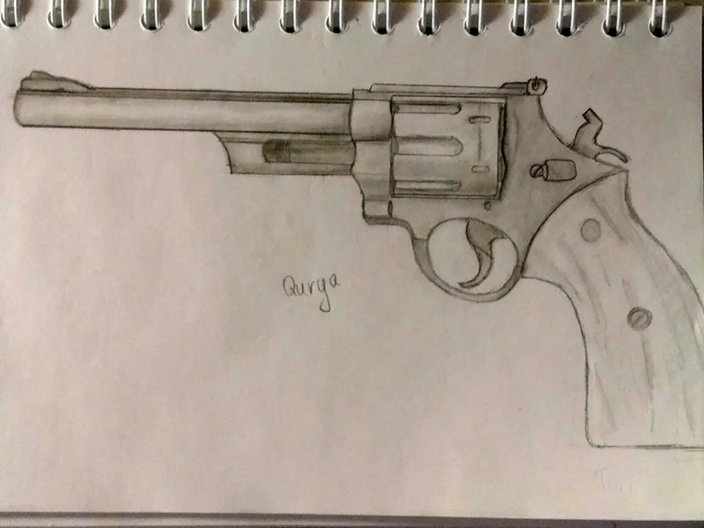Desert Eagle Pistole ausmalen
