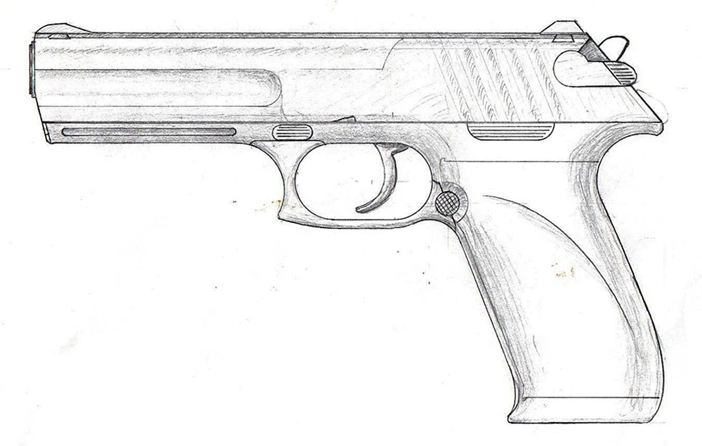 Makarov Pistole risovats