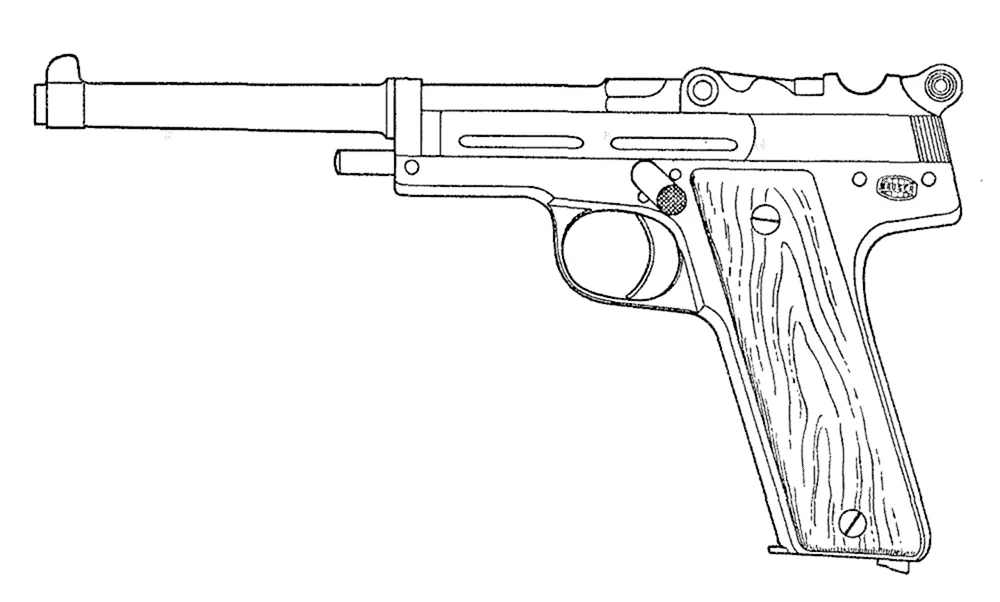 Tokarev TT Pistole ausmalen