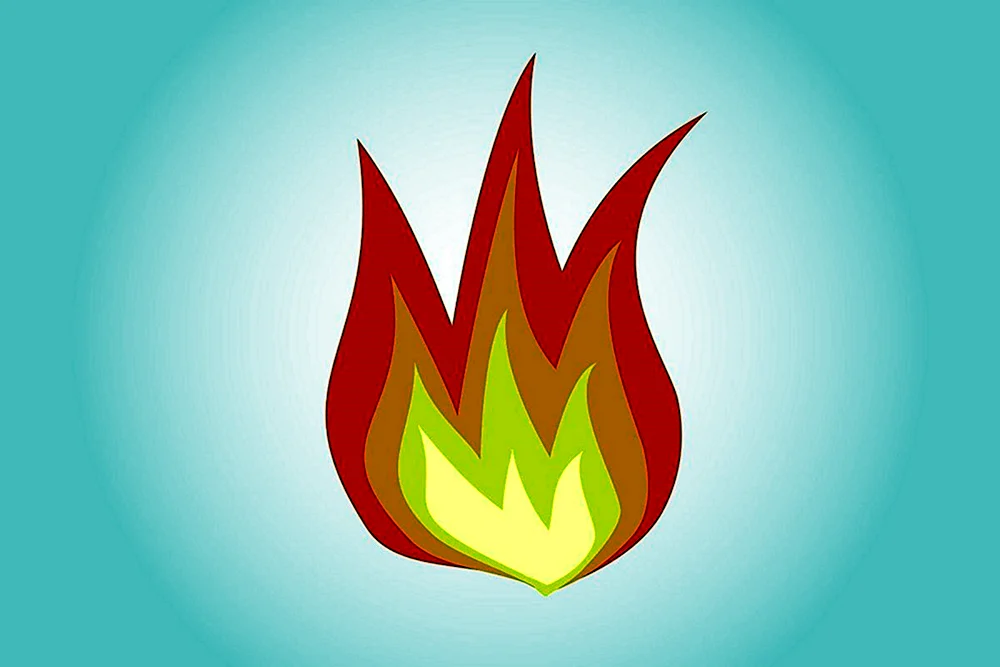 Flammenzeichnung