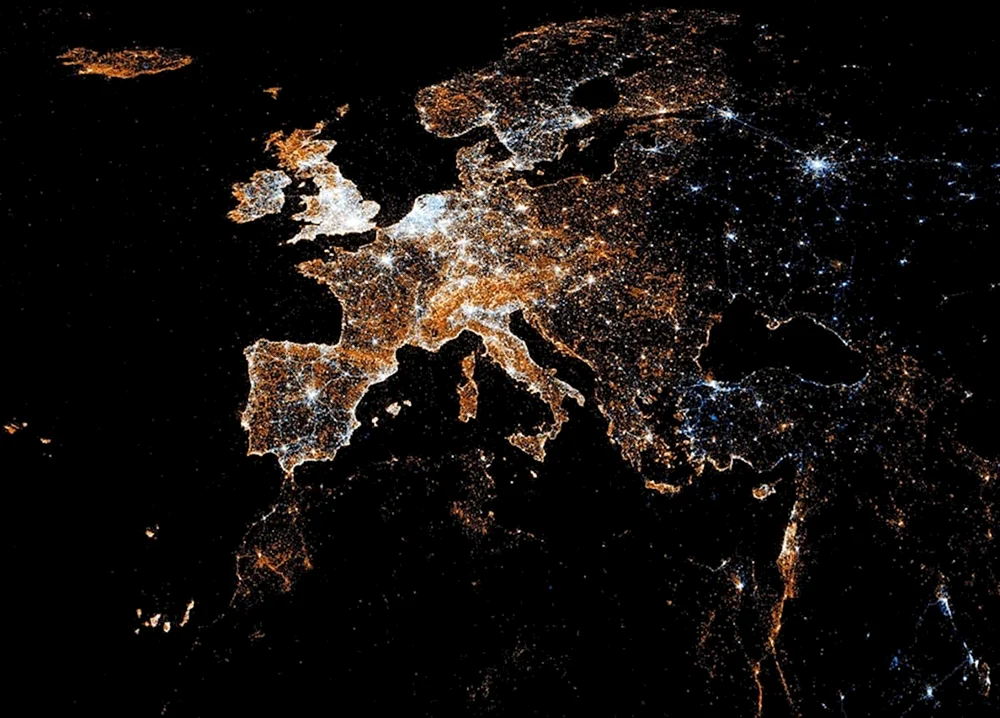 Planetenansicht aus dem Weltraum