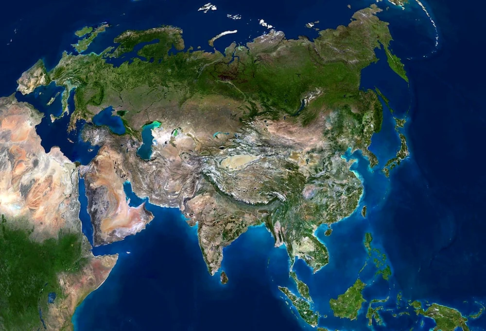Planet Erde Festland Eurasien Asien Asien Russland